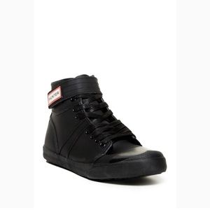 Hunter leather sneakers